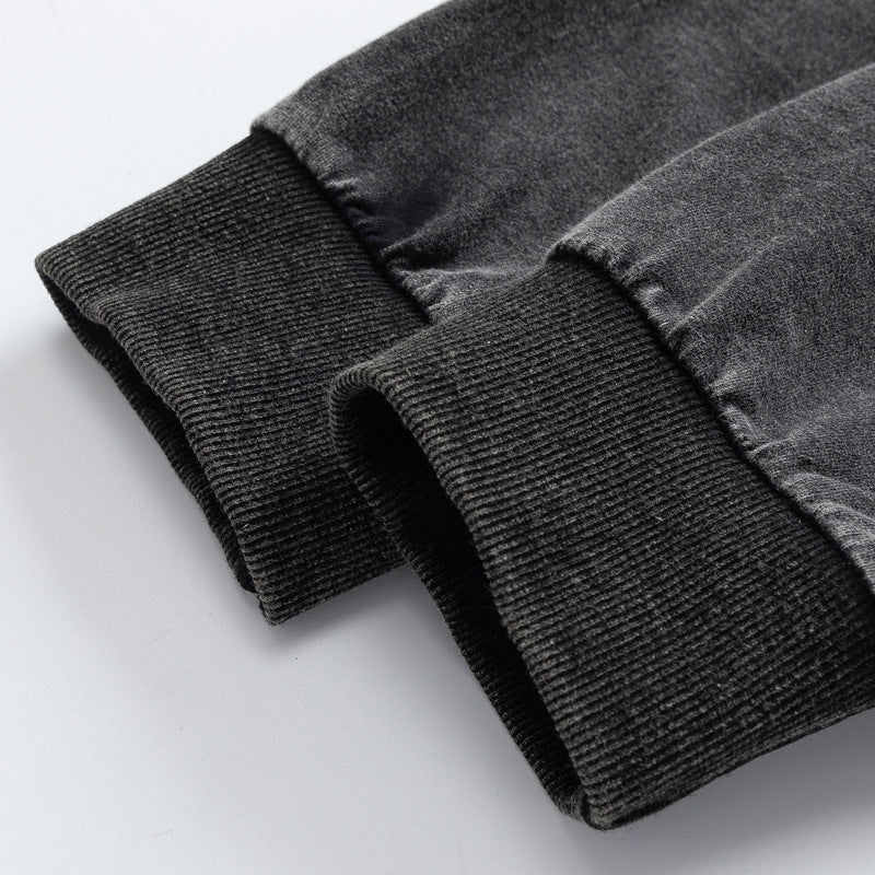 Long sleeved loose hoodie for men