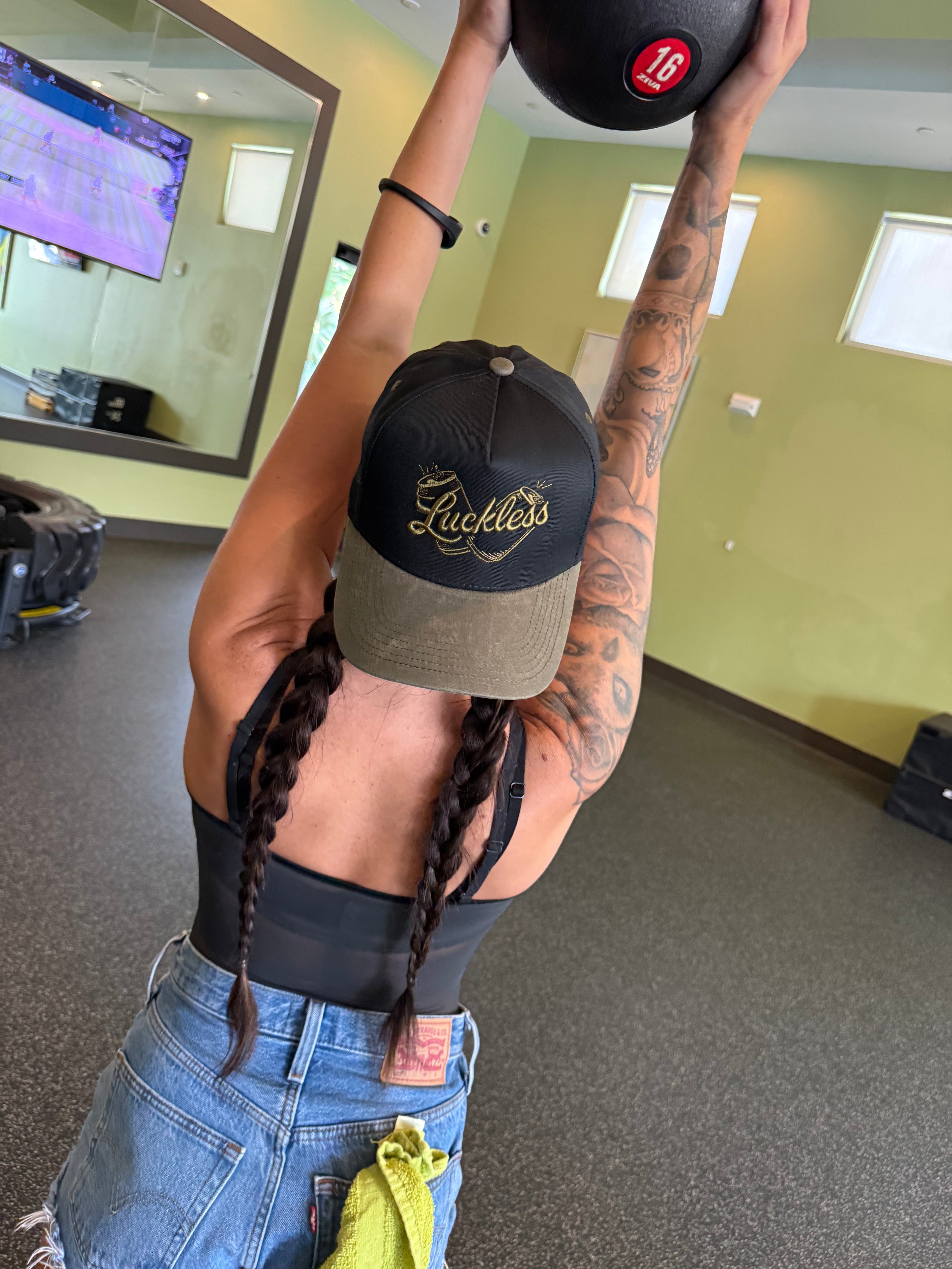Luckless Cheers | Suede Snapback