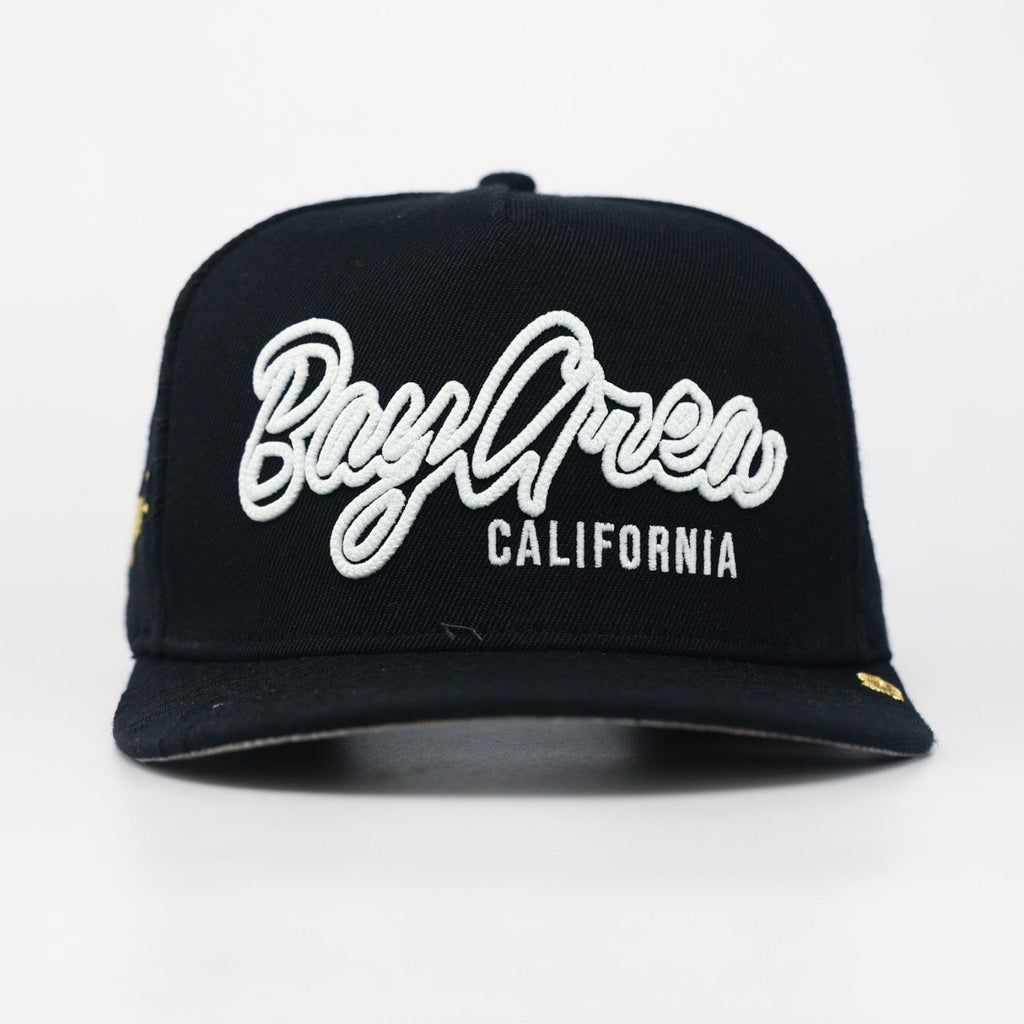 OG BA: From the Bay to the World Snapback (Black Acrylic Wool)