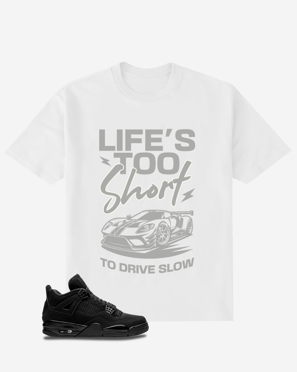 G West Typography Car Oversized  T-Shirt Mens
